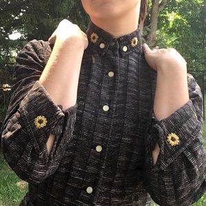 Hand Embroidered Vintage Bobbie Brooks Dress